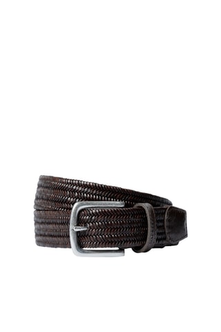Ceinture en cuir - Marron