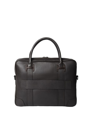 Porte-documents en cuir - Marron