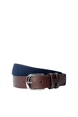 Ceinture - Bleu marine et marron