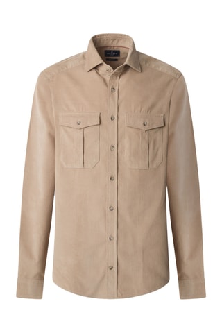 Chemise en velours - Beige