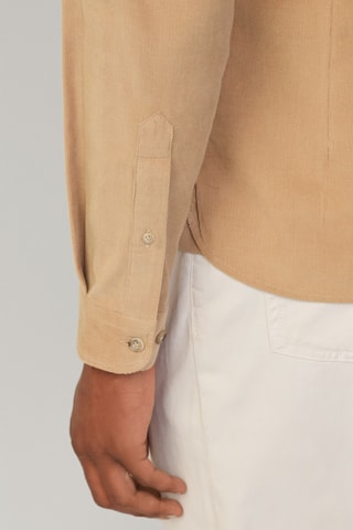 Chemise en velours - Beige