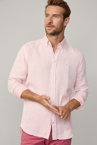 Chemise en lin - Rose