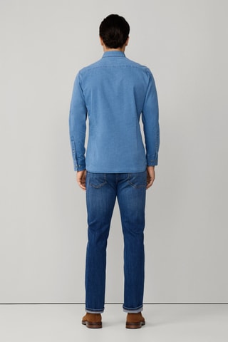 Chemise en jean - Bleu cobalt