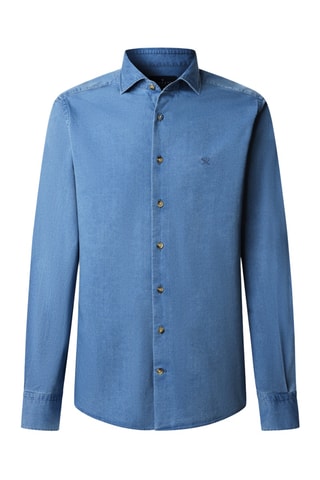 Chemise en jean - Bleu cobalt