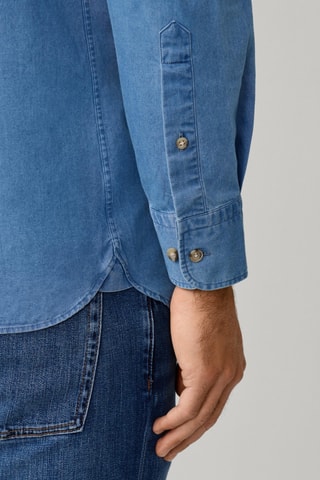 Chemise en jean - Bleu cobalt