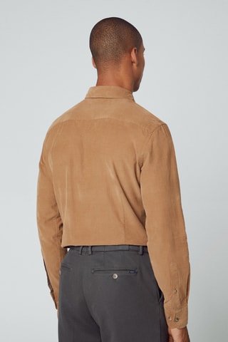 Chemise en velours - Marron