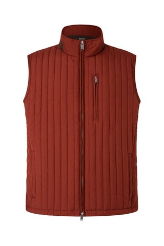 Doudoune sans manches - Rouge brique