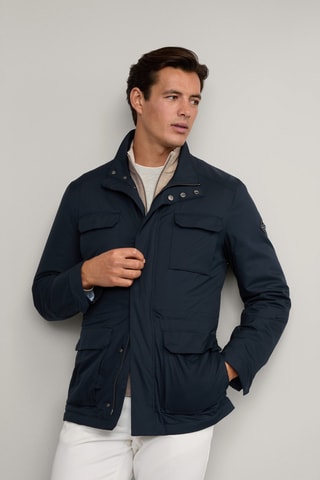 Parka à capuche - Bleu marine