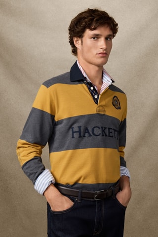 Polo - Jaune et gris