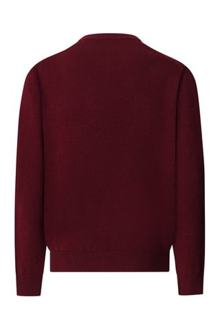 Pull en laine d’agneau - Bordeaux