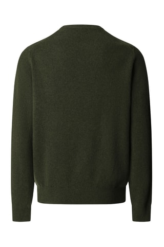Pull en laine d’agneau - Vert foncé