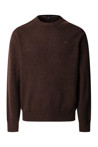 Pull en laine d’agneau - Marron