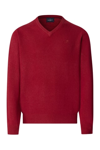 Pull en laine d’agneau - Rouge
