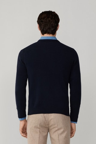 Pull en laine d’agneau - Bleu foncé