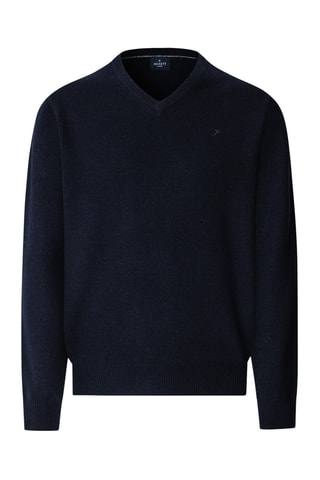 Pull en laine d’agneau - Bleu foncé