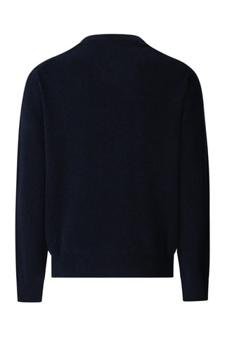 Pull en laine d’agneau - Bleu foncé