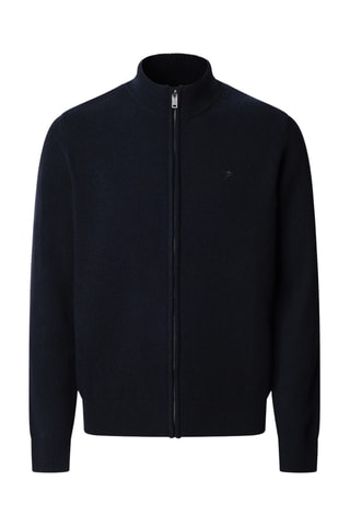 Gilet en laine d’agneau - Bleu foncé