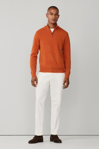 Pull en laine d’agneau - Orange