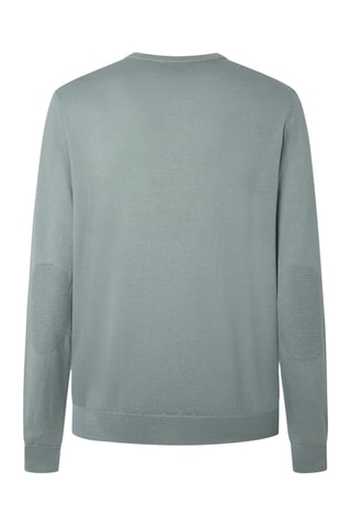 Pull en mérinos et soie - Vert