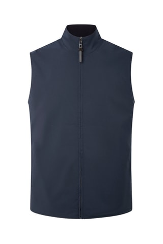 Gilet en mérinos - Bleu marine