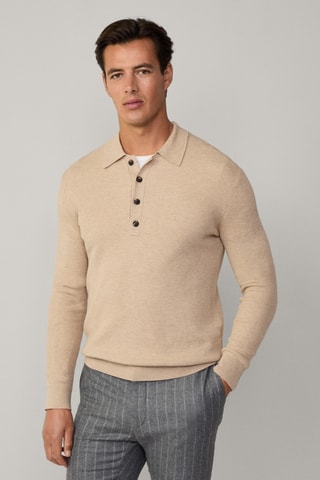 Polo en laine - Beige