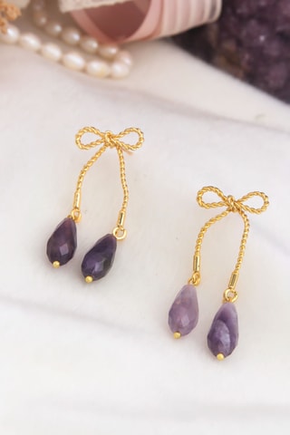 Boucles d'oreilles - Améthystes