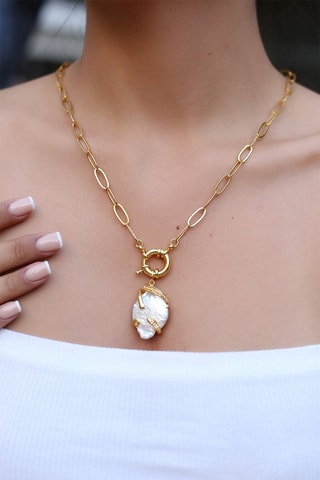 Collier doré à l'or fin jaune