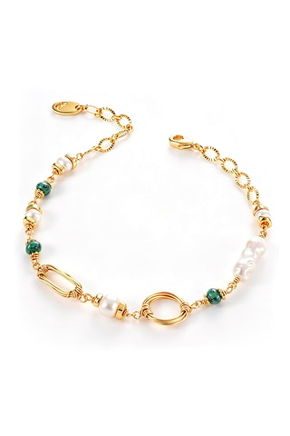 Pulseira - Banhado a ouro amarelo e pérolas de cultura