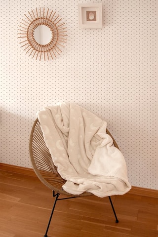 Coperta fluo Stars - 80 x 110 cm - Beige