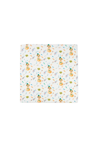 2 mussole Fox - 120 x 120 cm - Multicolore