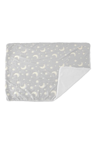 Coperta fluo Stars - 110 x 140 cm - Blu
