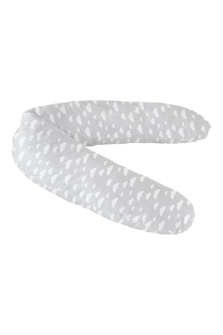 Cuscino allattamento Clouds - 145 x 25 cm - Grigio e bianco