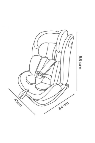 Seggiolino auto Protocare - Dalla nascita - Da 40 a 150 cm - Nero