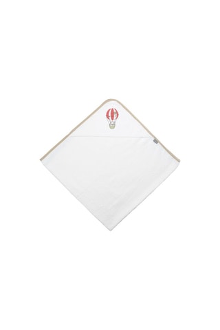 Asciugamano Oso Globo  - Bianco - 100 x 100 cm