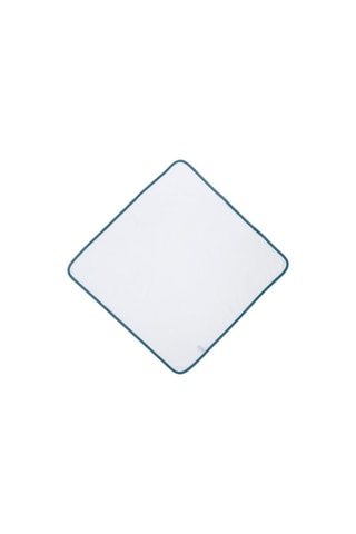 Asciugamano Fox - Bianco e blu - 100 x 100 cm
