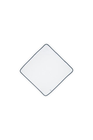Mantellina da bagno Rabbit & moon - 100 x 100 cm - Bianco