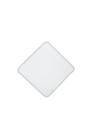 Mantellina da bagno e guanto Rainbow Days - 75 x 75 cm - Da 24 mesi - Bianco e blu