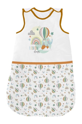 Sacco nanna Rainbow Days - 70 cm - Bianco e blu