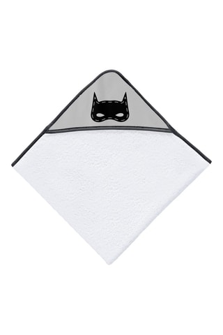 Mantellina da bagno - Bianco e nero - 100 x 100 cm