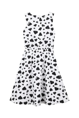 Lange Mouwloze Jurk - Wit - DKNY