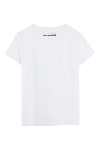 T-shirt - Wit - Karl Lagerfeld