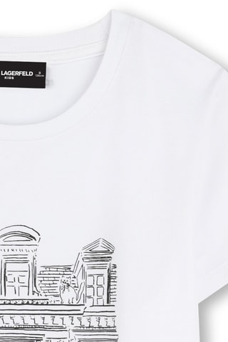T-shirt - Wit - Karl Lagerfeld