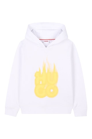 Sweater met Capuchon - Wit - Hugo