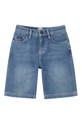 Spijkershort - Blauw - Boss