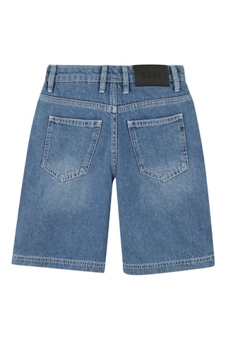 Spijkershort - Blauw - Boss