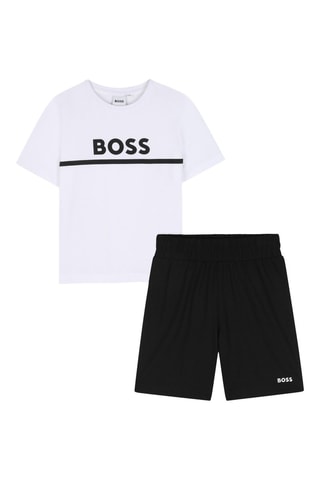 T-shirt en Short - Wit en Zwart