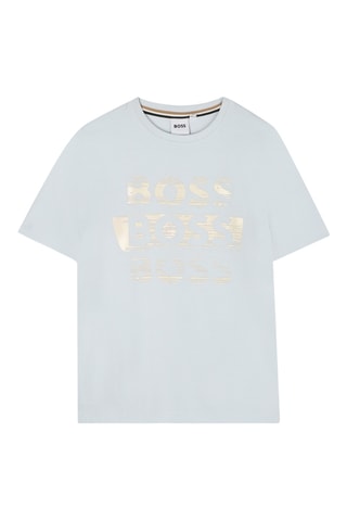 T-shirt - Hemelsblauw - Boss