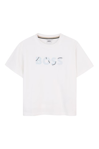 T-shirt - Wit - Boss