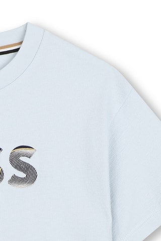 T-shirt - Lichtblauw - Boss