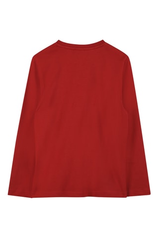 T-shirt - Bordeauxrood - Boss